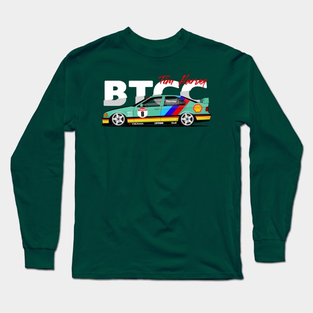 E36 BTCC SPORTCAR Long Sleeve T-Shirt by shketdesign